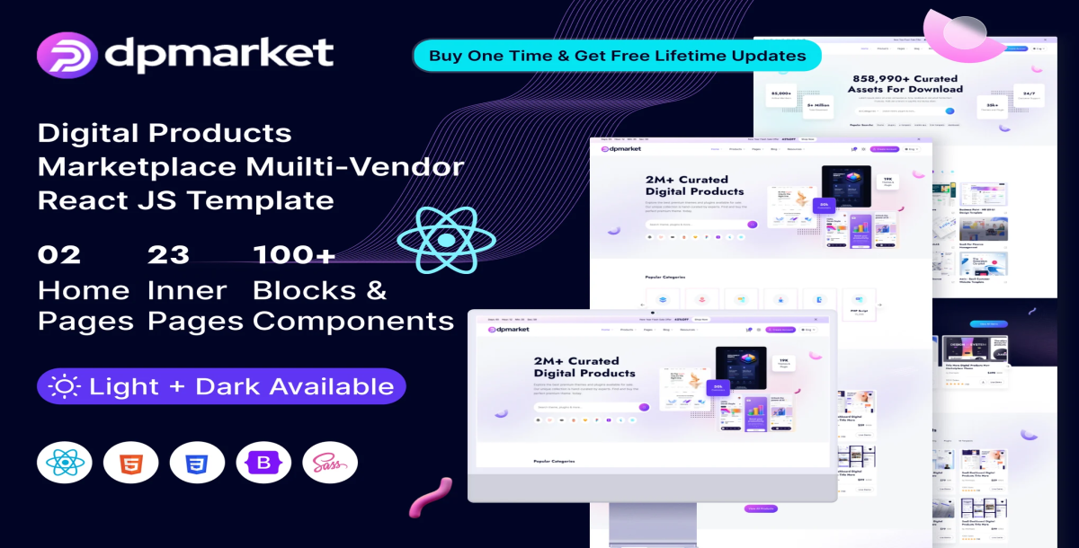 DpMarket – Digital Marketplace Multi-Vendor